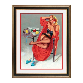 Fototapet Simulare Tablou, Vintage Pin-Up - ST-VP-165, 45 x 55 cm Fototapet Simulare Tablou, Vintage Pin-Up - ST-VP-165, 45 x 55 cm