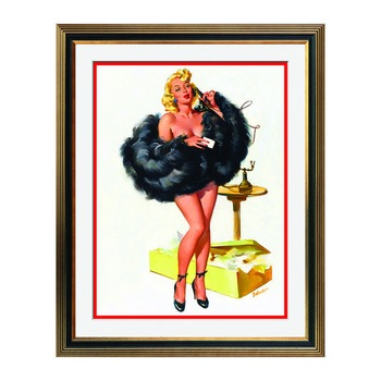 Fototapet Simulare Tablou, Vintage Pin-Up - ST-VP-202, 45 x 55 cm Fototapet Simulare Tablou, Vintage Pin-Up - ST-VP-202, 45 x 55 cm