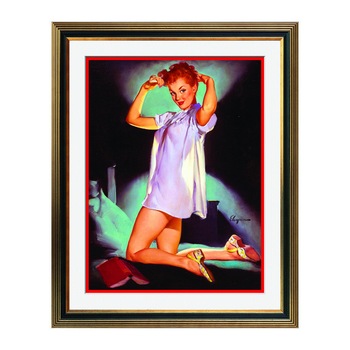 Fototapet Simulare Tablou, Vintage Pin-Up - ST-VP-186, 45 x 55 cm Fototapet Simulare Tablou, Vintage Pin-Up - ST-VP-186, 45 x 55 cm