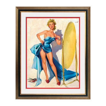 Fototapet Simulare Tablou, Vintage Pin-Up - ST-VP-206, 45 x 55 cm Fototapet Simulare Tablou, Vintage Pin-Up - ST-VP-206, 45 x 55 cm