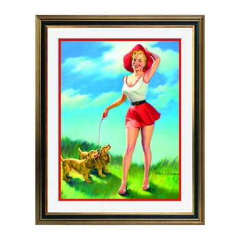 Fototapet Simulare Tablou, Vintage Pin-Up - ST-VP-194, 45 x 55 cm Fototapet Simulare Tablou, Vintage Pin-Up - ST-VP-194, 45 x 55 cm
