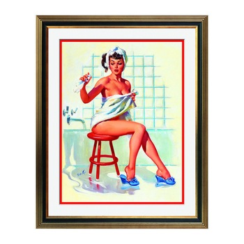 Fototapet Simulare Tablou, Vintage Pin-Up - ST-VP-198, 45 x 55 cm Fototapet Simulare Tablou, Vintage Pin-Up - ST-VP-198, 45 x 55 cm