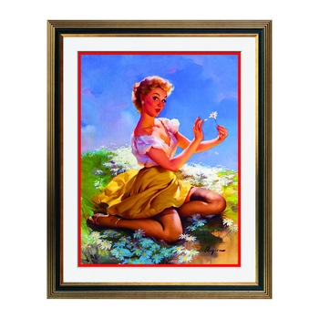 Fototapet Simulare Tablou, Vintage Pin-Up - ST-VP-184, 45 x 55 cm Fototapet Simulare Tablou, Vintage Pin-Up - ST-VP-184, 45 x 55 cm