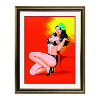 Fototapet Simulare Tablou, Vintage Pin-Up - ST-VP-212, 45 x 55 cm Fototapet Simulare Tablou, Vintage Pin-Up - ST-VP-212, 45 x 55 cm