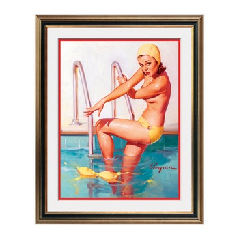 Fototapet Simulare Tablou, Vintage Pin-Up - ST-VP-173, 45 x 55 cm Fototapet Simulare Tablou, Vintage Pin-Up - ST-VP-173, 45 x 55 cm