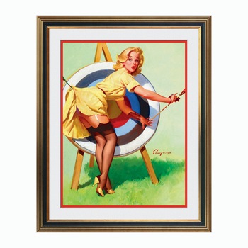 Fototapet Simulare Tablou, Vintage Pin-Up - ST-VP-171, 45 x 55 cm Fototapet Simulare Tablou, Vintage Pin-Up - ST-VP-171, 45 x 55 cm