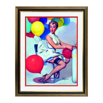 Fototapet Simulare Tablou, Vintage Pin-Up - ST-VP-180, 45 x 55 cm Fototapet Simulare Tablou, Vintage Pin-Up - ST-VP-180, 45 x 55 cm