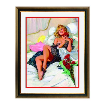 Fototapet Simulare Tablou, Vintage Pin-Up - ST-VP-197, 45 x 55 cm Fototapet Simulare Tablou, Vintage Pin-Up - ST-VP-197, 45 x 55 cm