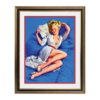 Fototapet Simulare Tablou, Vintage Pin-Up - ST-VP-163, 45 x 55 cm Fototapet Simulare Tablou, Vintage Pin-Up - ST-VP-163, 45 x 55 cm