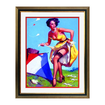 Fototapet Simulare Tablou, Vintage Pin-Up - ST-VP-176, 45 x 55 cm Fototapet Simulare Tablou, Vintage Pin-Up - ST-VP-176, 45 x 55 cm