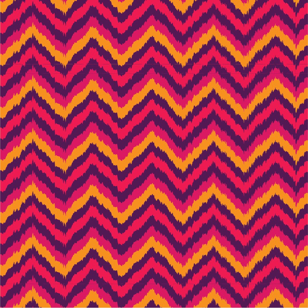Tapet Premium Heartwork Zig zag abstract culori calde, Ecologic, Non-Woven, Set 6 Role, 150 cm x 310 cm