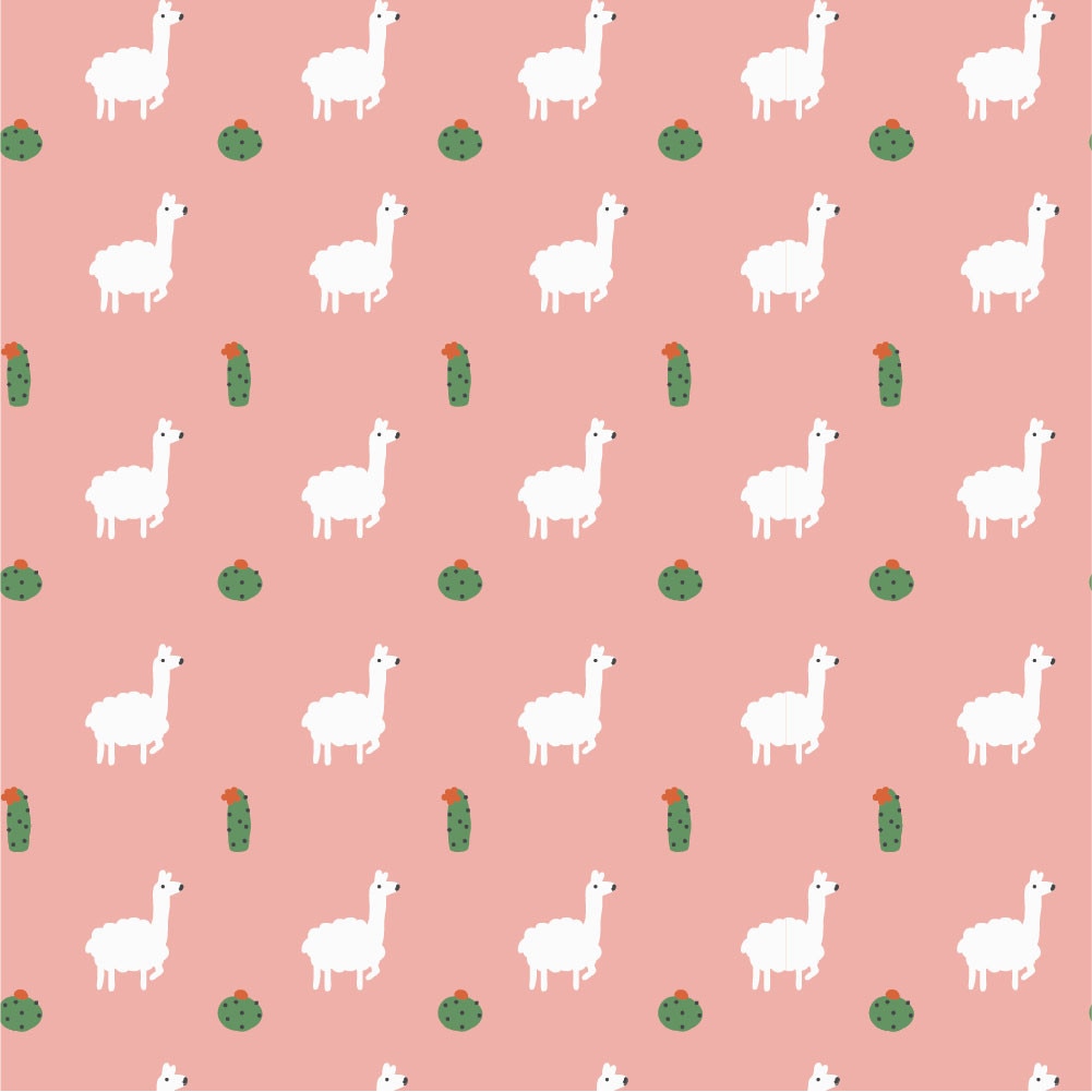 Tapet Premium Heartwork Animale alpaca, Ecologic, Non-Woven, Set 6 Role, 150 cm x 310 cm