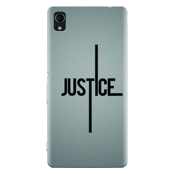 Силиконов калъф за Sony Xperia Z5, Amir Justice Minimalistic Nubheebuccus Text