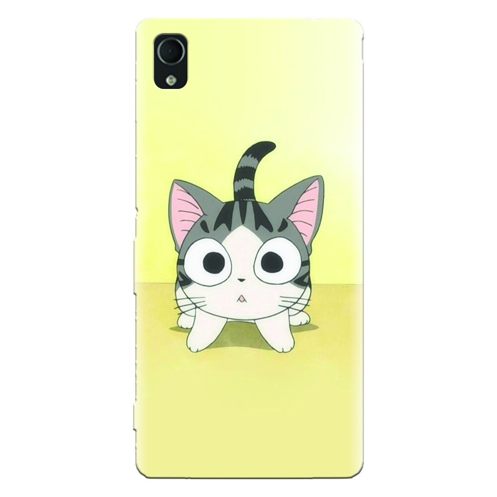 Husa silicon pentru Sony Xperia M4, Cute Ktty