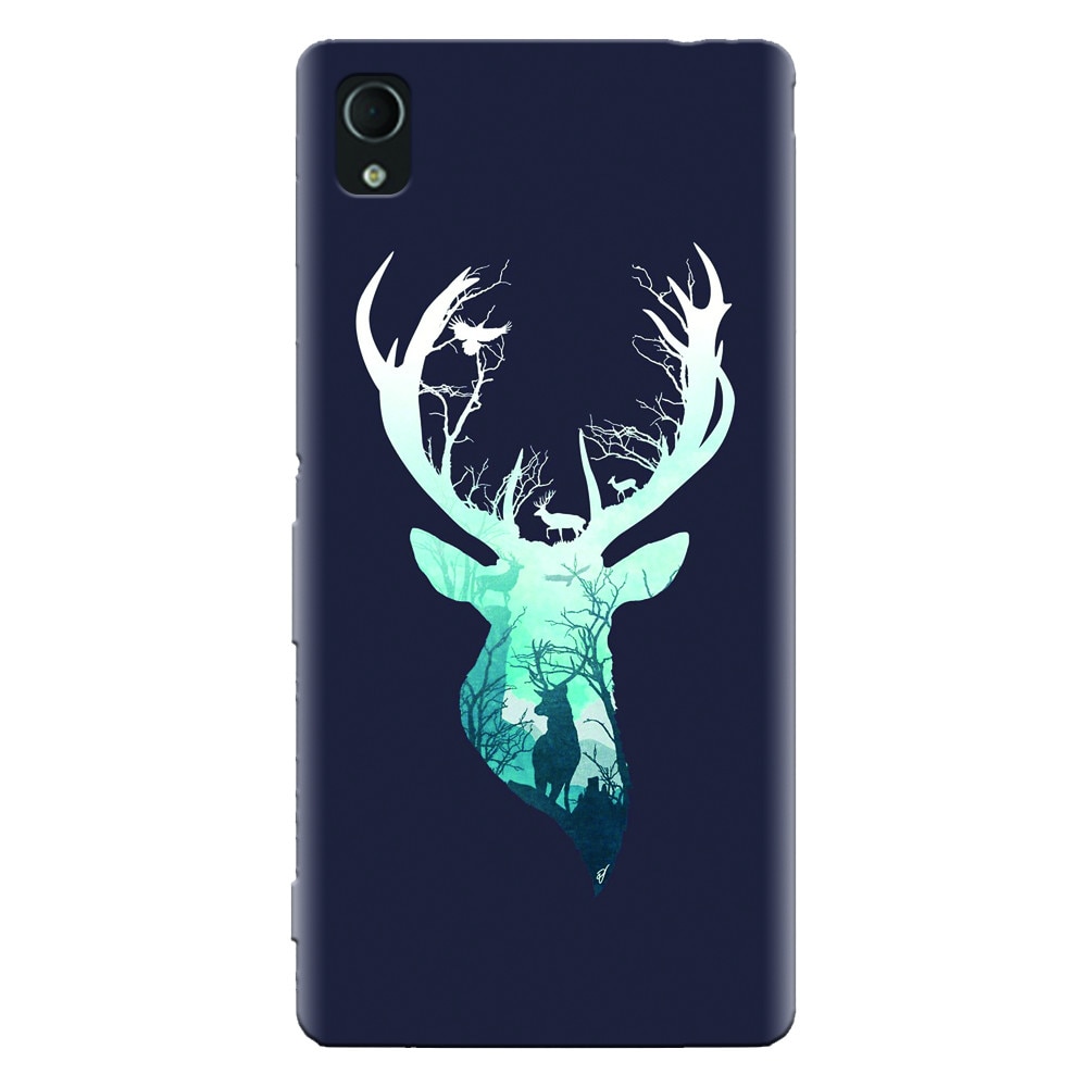 Husa silicon pentru Sony Xperia M4, Cerb