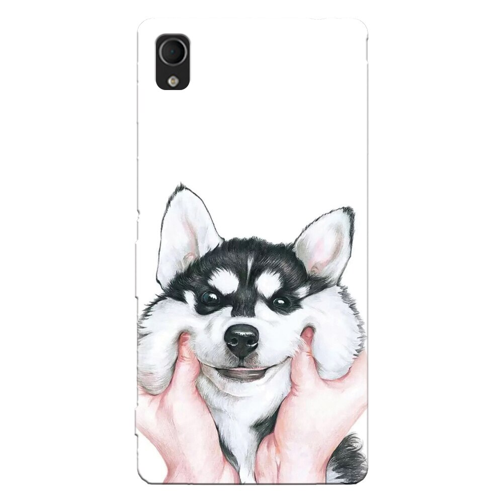 Husa silicon pentru Sony Xperia M4, Cute Dog.