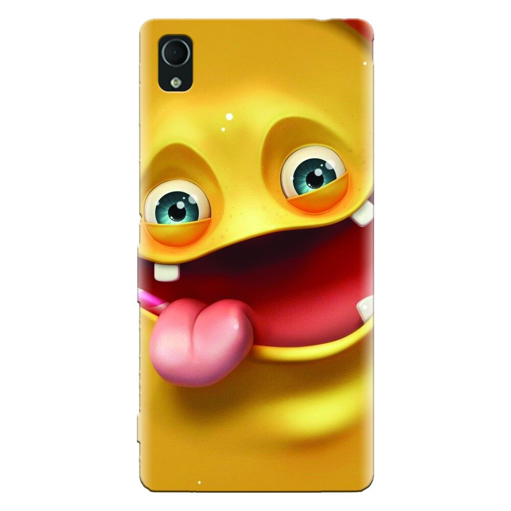 Husa silicon pentru Sony Xperia M4, Cute Monster