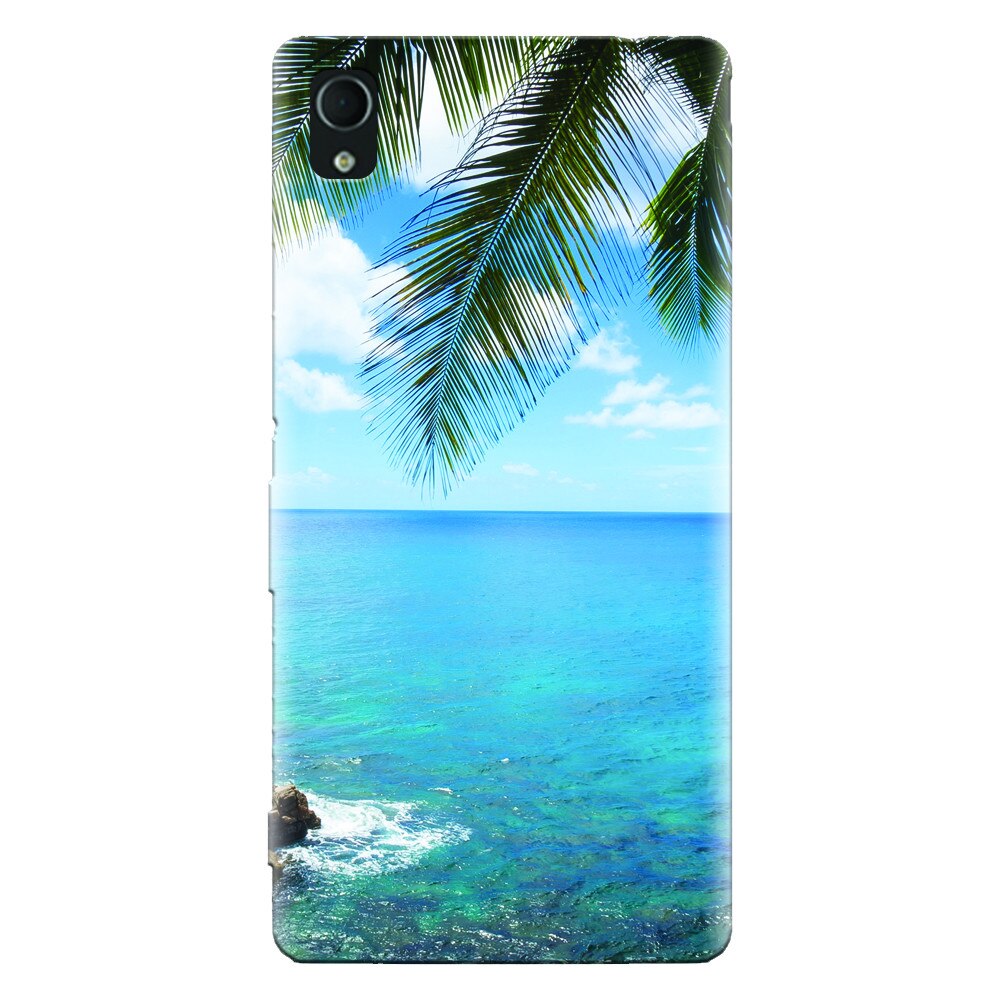 Husa silicon pentru Sony Xperia M4, Coastline