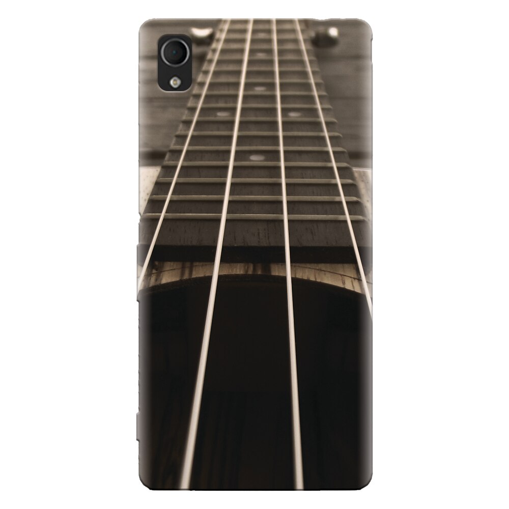Husa silicon pentru Sony Xperia M4, Bass Guitar