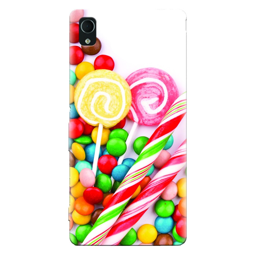 Husa silicon pentru Sony Xperia M4, Sweet Colorful Candy