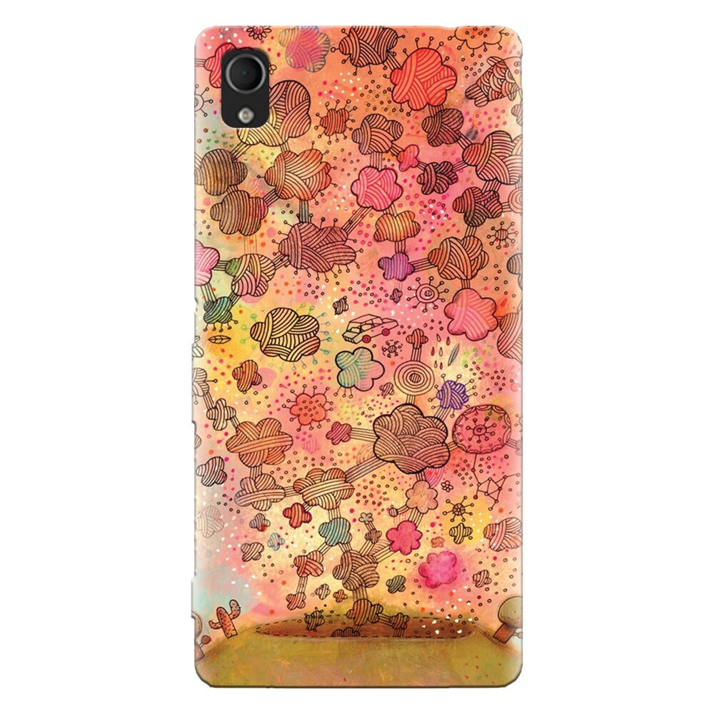 Husa silicon pentru Sony Xperia M4, Girly X