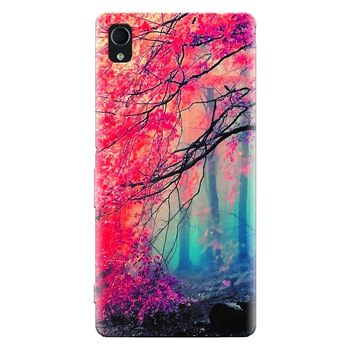 Husa silicon pentru Sony Xperia Z5, Morning Fog Inest Nature Husa silicon pentru Sony Xperia Z5, Morning Fog Inest Nature