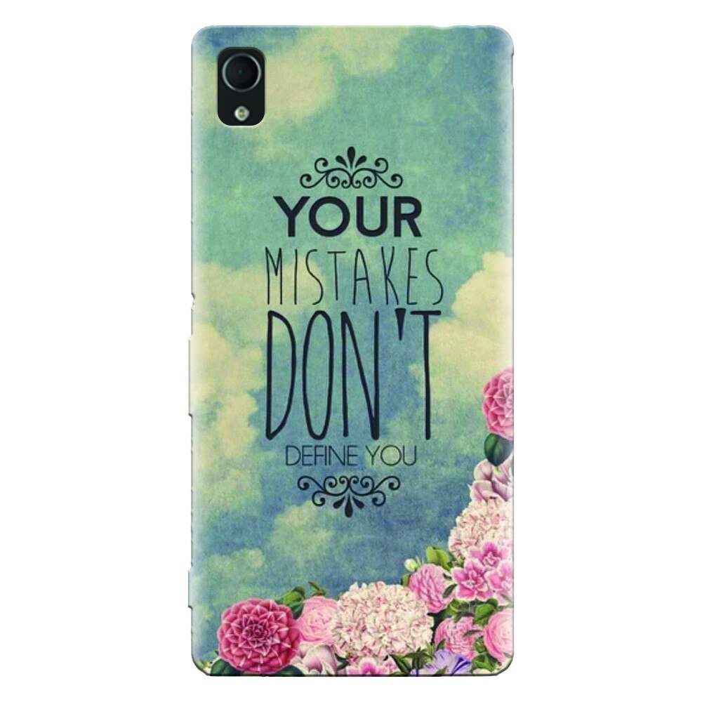 Husa silicon pentru Sony Xperia Z5, Your Mistakes Dont Define You