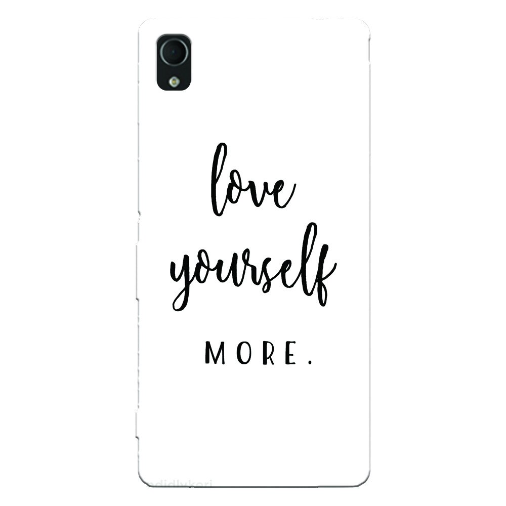 Husa silicon pentru Sony Xperia X, Love Yourself More