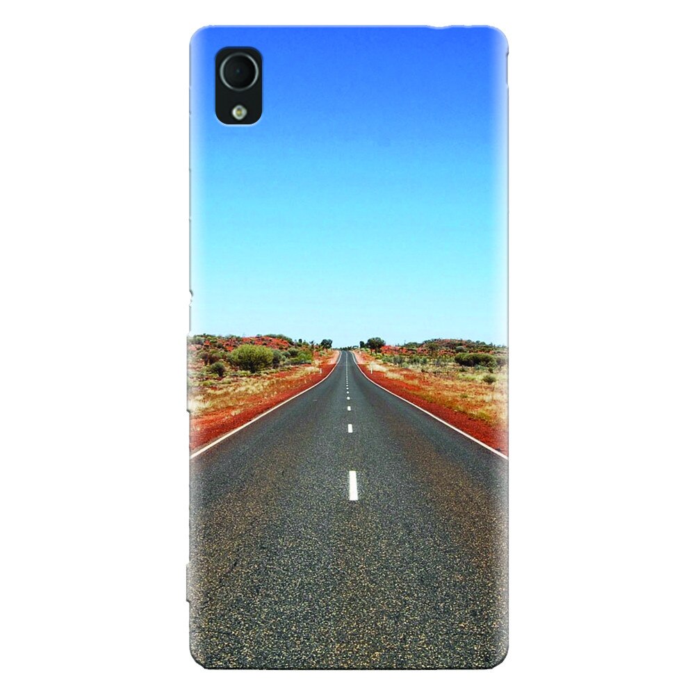 Husa silicon pentru Sony Xperia M4, Road To Future