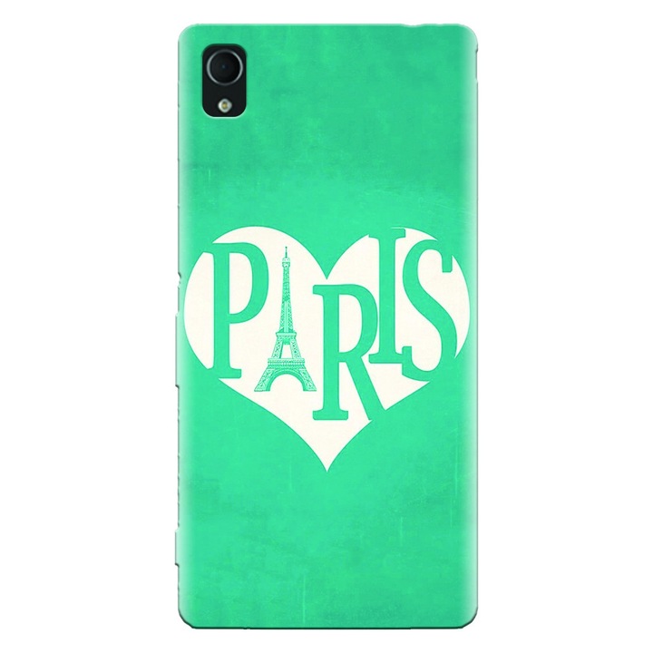 Силиконов калъф за Sony Xperia Z5 I Love Paris