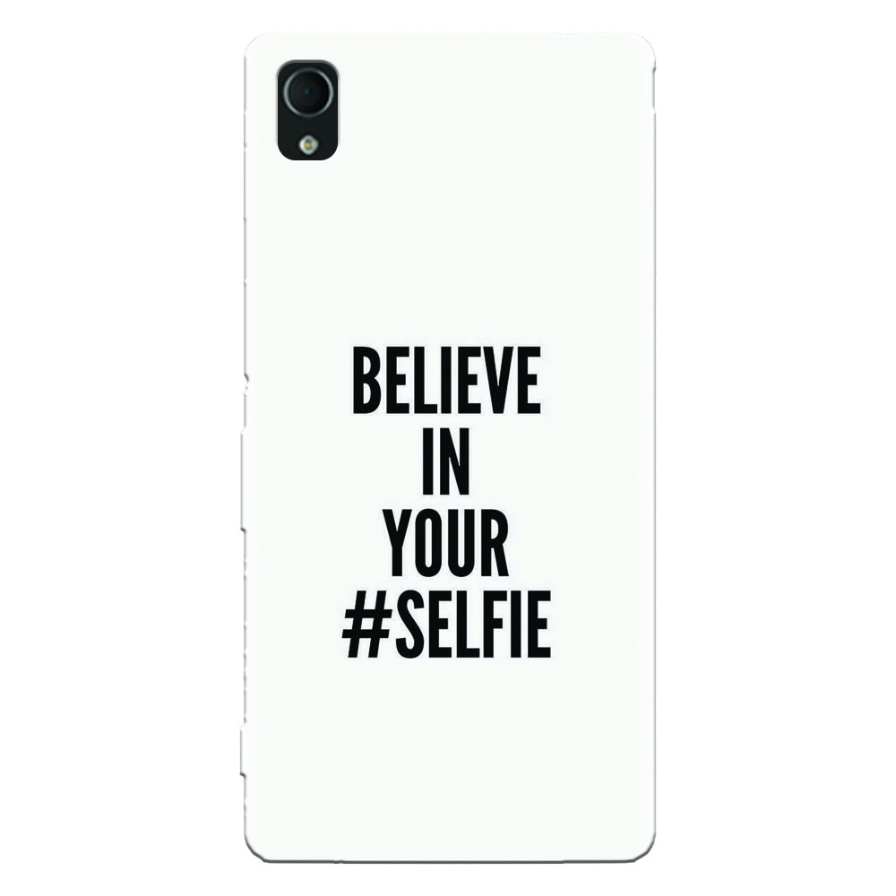 Husa silicon pentru Sony Xperia X, Believe In Yourlfie