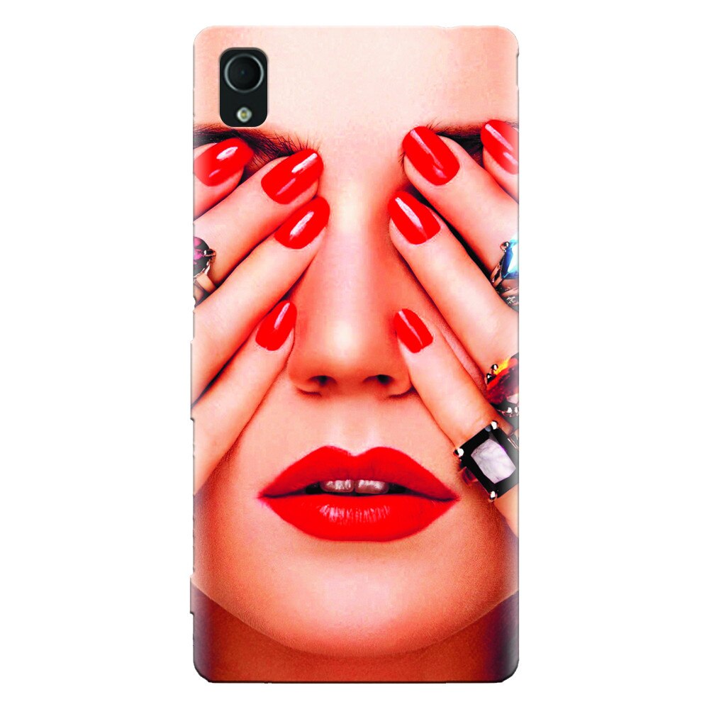 Husa silicon pentru Sony Xperia X, Rings On All Fingers