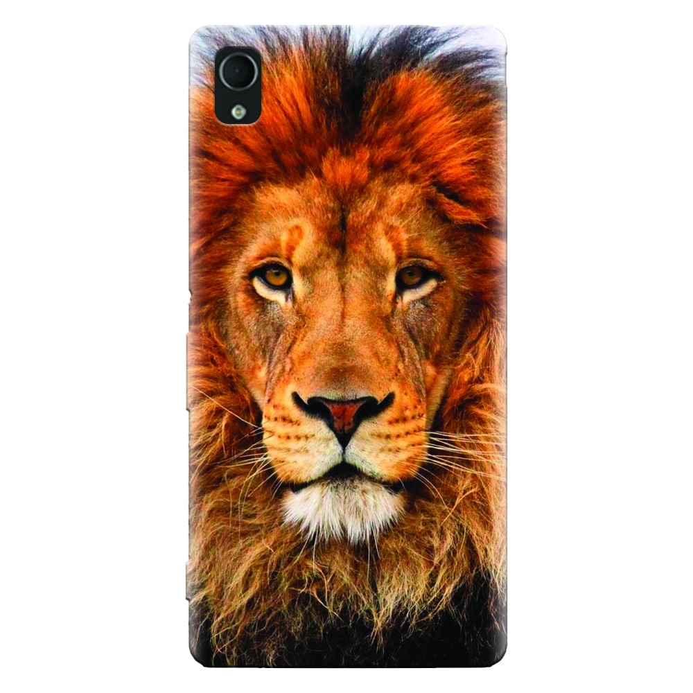 Husa silicon pentru Sony Xperia Z5, Colorful Lion4