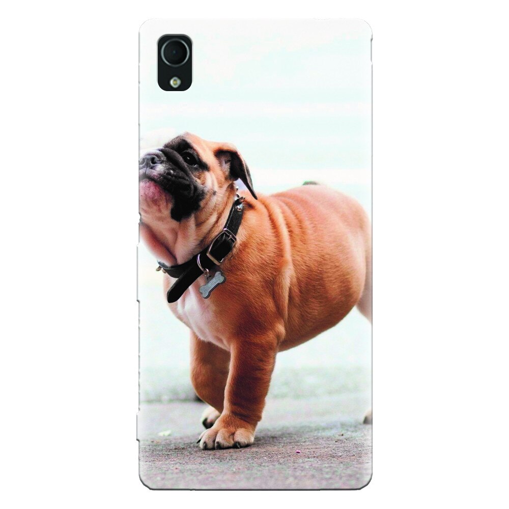 Husa silicon pentru Sony Xperia M4, Little Dog Puppy Animal