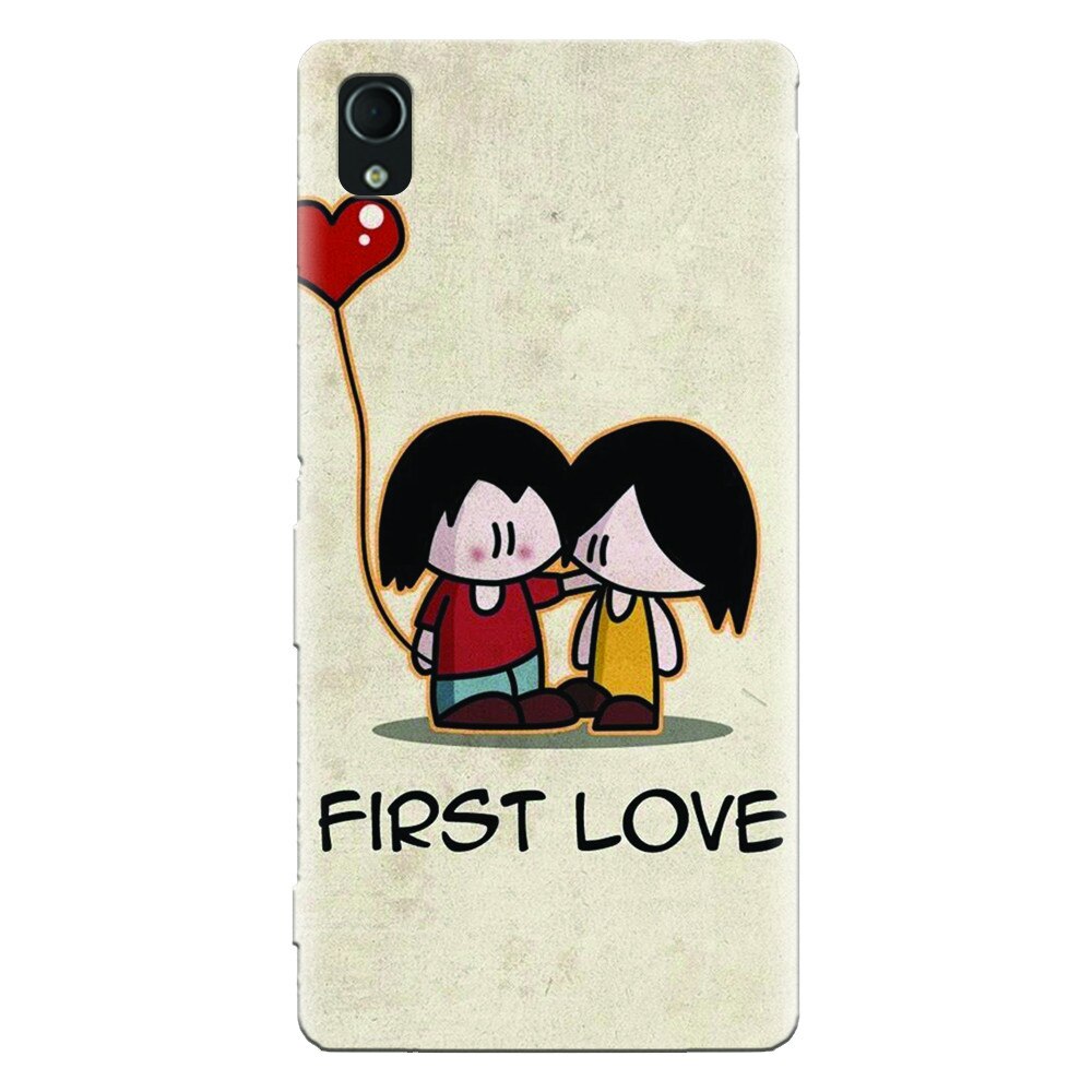 Husa silicon pentru Sony Xperia X, First Love Great Lock Screen