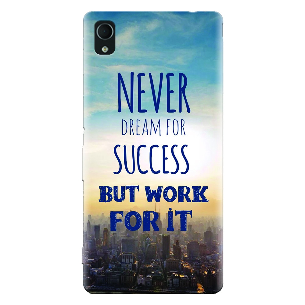 Husa silicon pentru Sony Xperia M4, Never Dream