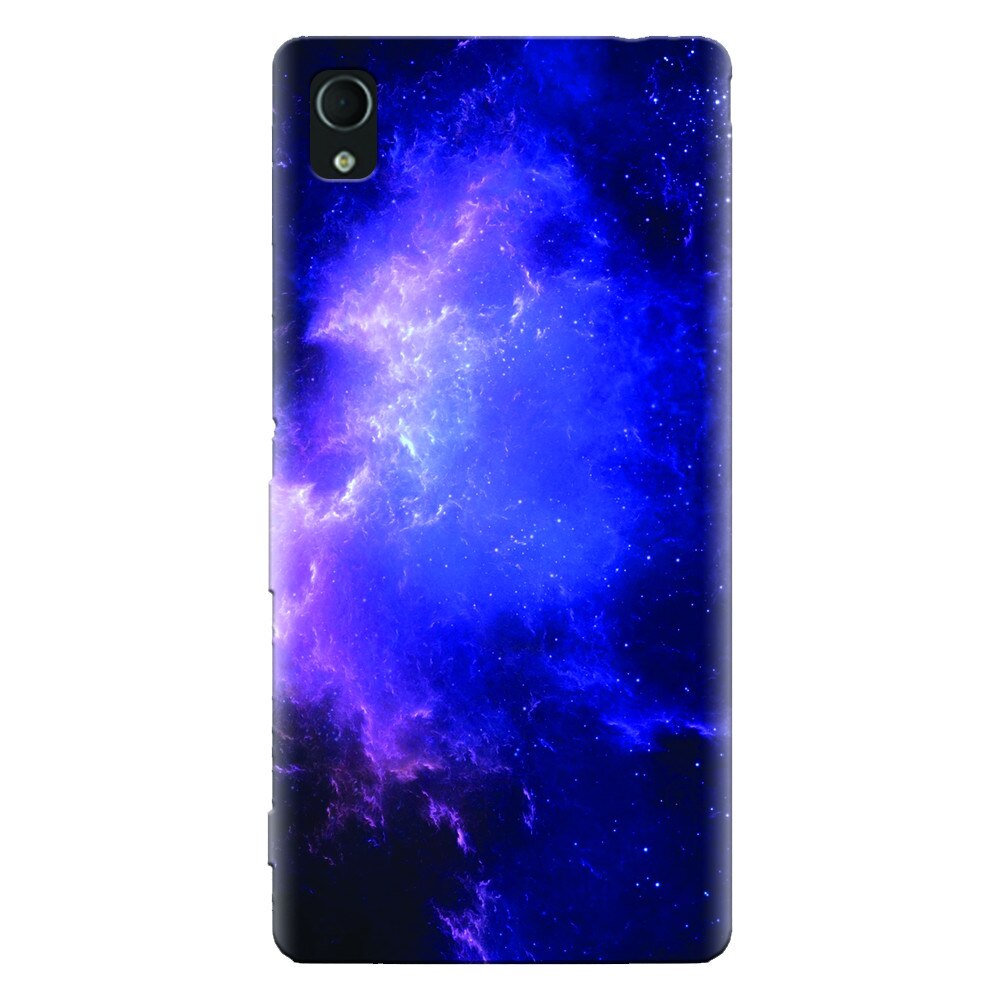 Husa silicon pentru Sony Xperia Xa, Purple Space Nebula