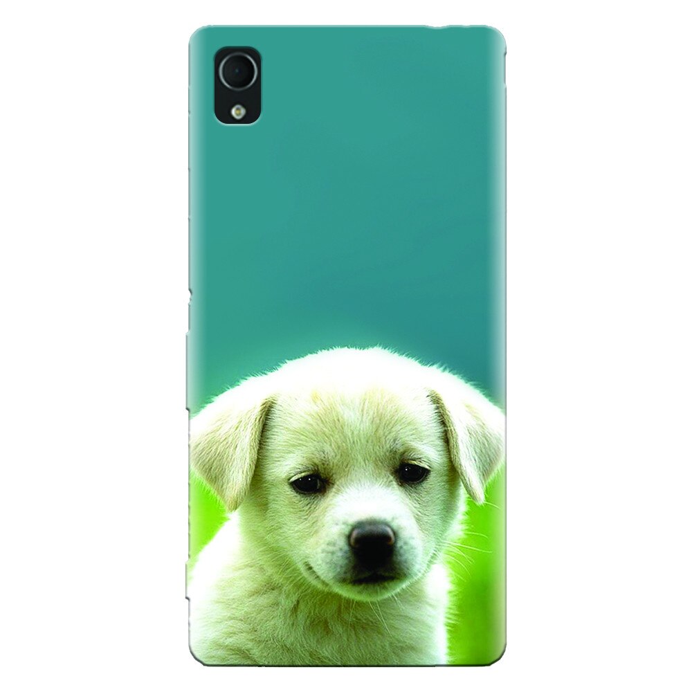 Husa silicon pentru Sony Xperia M4, Puppy Style