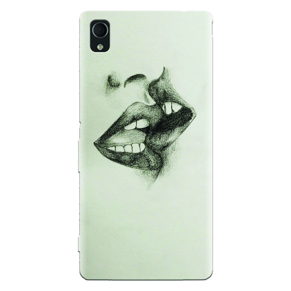 Husa silicon pentru Sony Xperia M4, Kiss