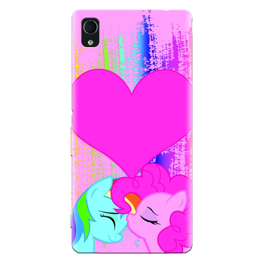 Husa silicon pentru Sony Xperia M4, Pinkie Kiss