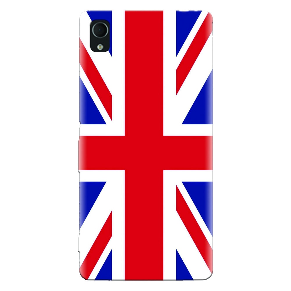 Husa silicon pentru Sony Xperia X, UK Flag Illustration