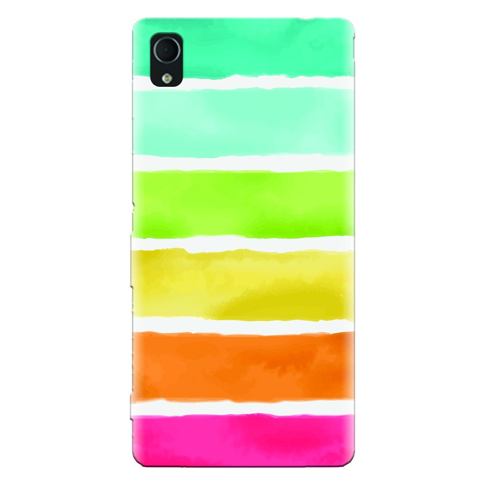 Husa silicon pentru Sony Xperia Z1, Watercolors