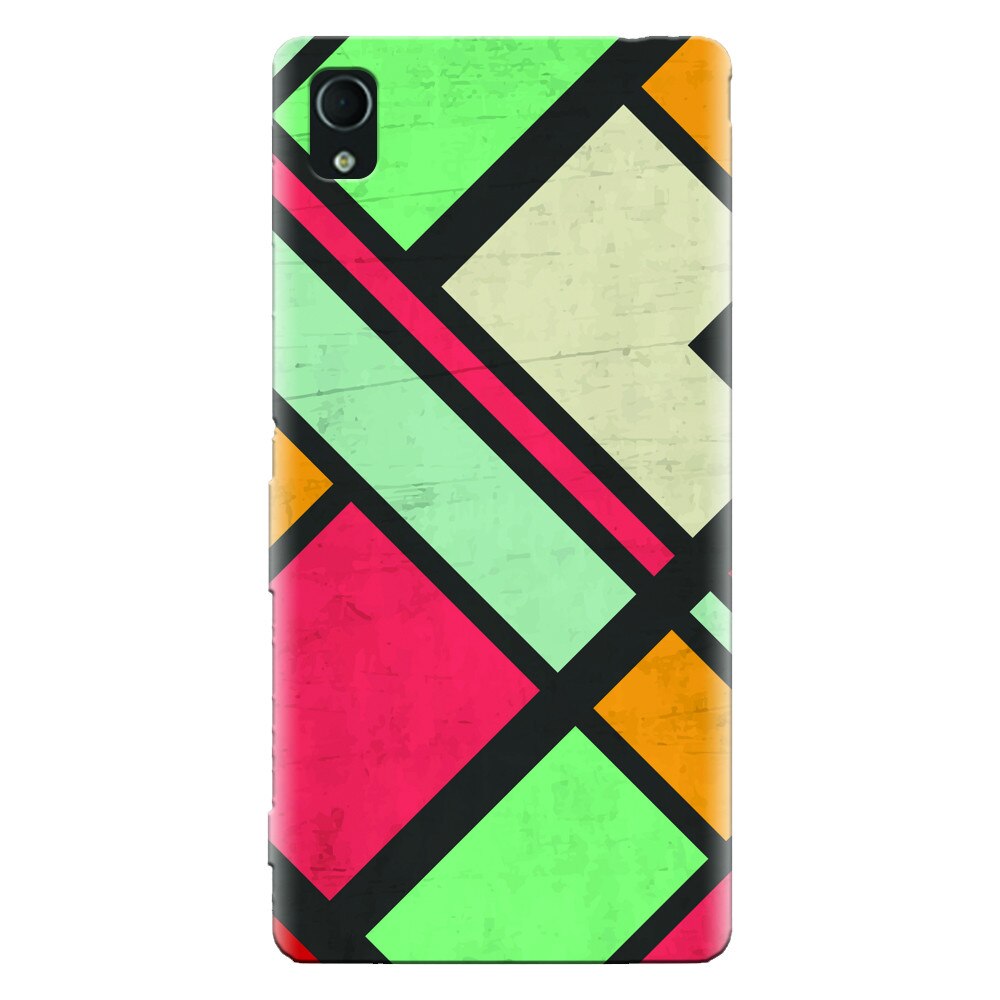 Husa silicon pentru Sony Xperia X, Retro Grunge