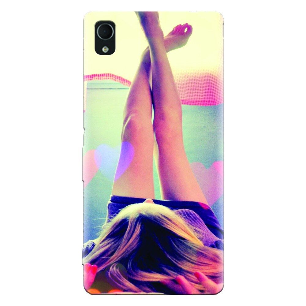 Husa silicon pentru Sony Xperia X, Relax Girl