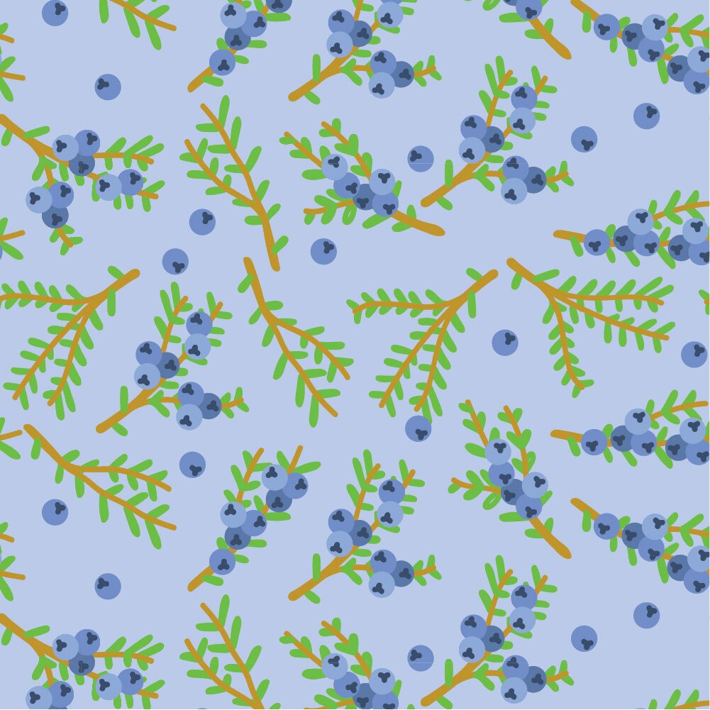 Tapet Premium Heartwork Crengute de afine, Ecologic, Non-Woven, Set 6 Role, 150 cm x 310 cm