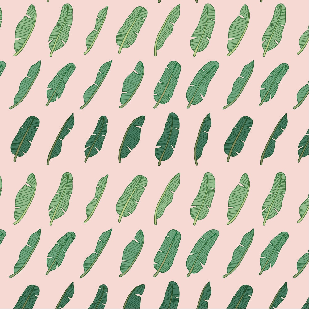 Autocolant Heartwork pentru mobilier, Motiv frunze de palmier, autoadeziv, latime 100 cm x lungime 200 cm