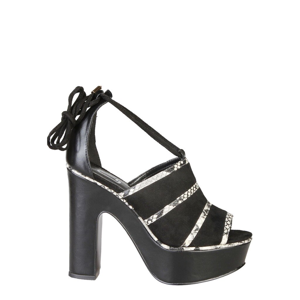Sandale Negre cu platforma Ana Lublin