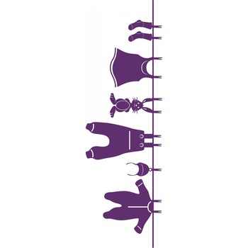 Haine de bebelusi - Sticker Decorativ - Indigo - 120 x 38 cm Haine de bebelusi - Sticker Decorativ - Indigo - 120 x 38 cm