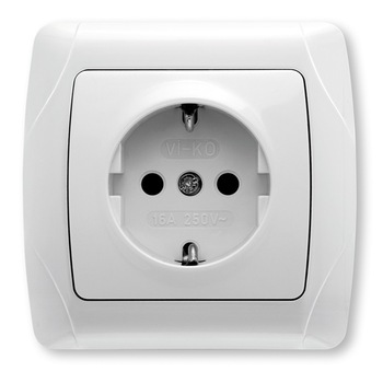 Priza suco Carmen Viko VI-CS, Ingropat, Alb Priza suco Carmen Viko VI-CS, Ingropat, Alb