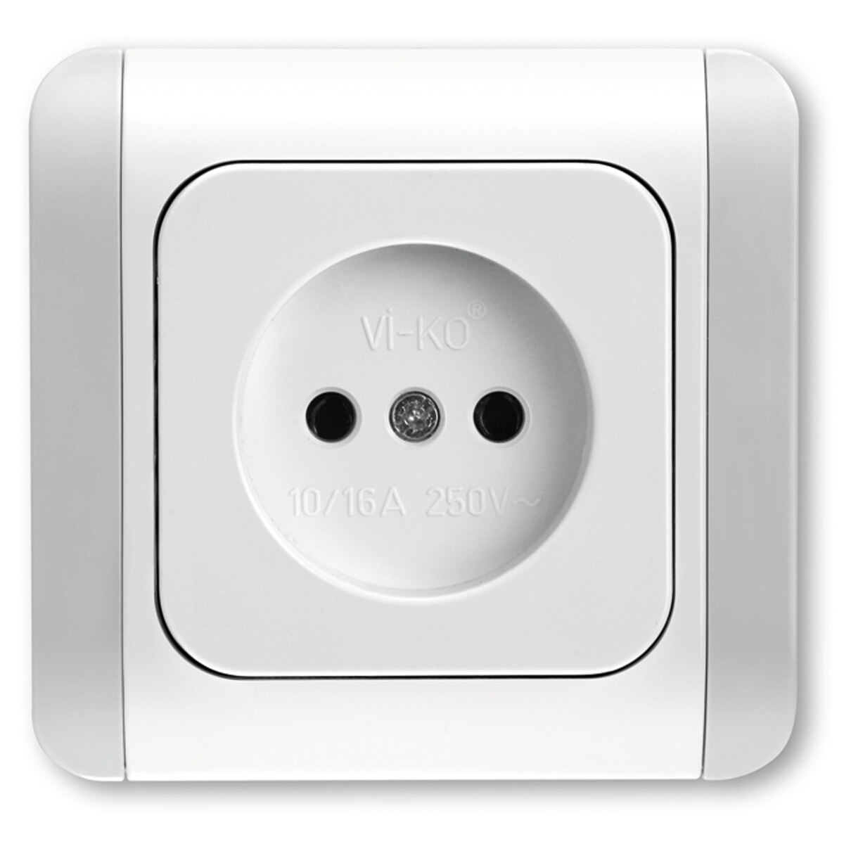 Priza simpla Kardelen Viko VI-KP, Ingropat, Alb